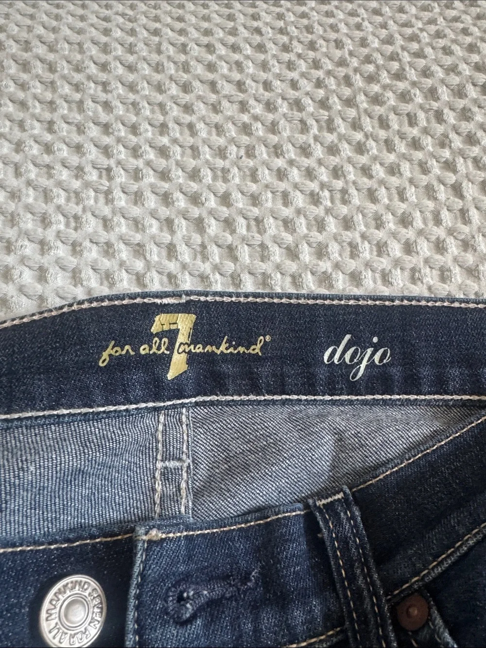 7 For All Mankind Dark Blue DOJO Jeans